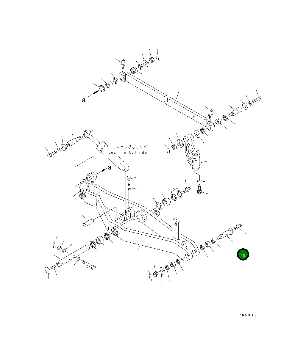 Палец 23D-27-11520 Komatsu