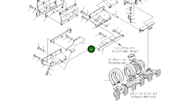 Кронштейн 6261-11-8130 Komatsu