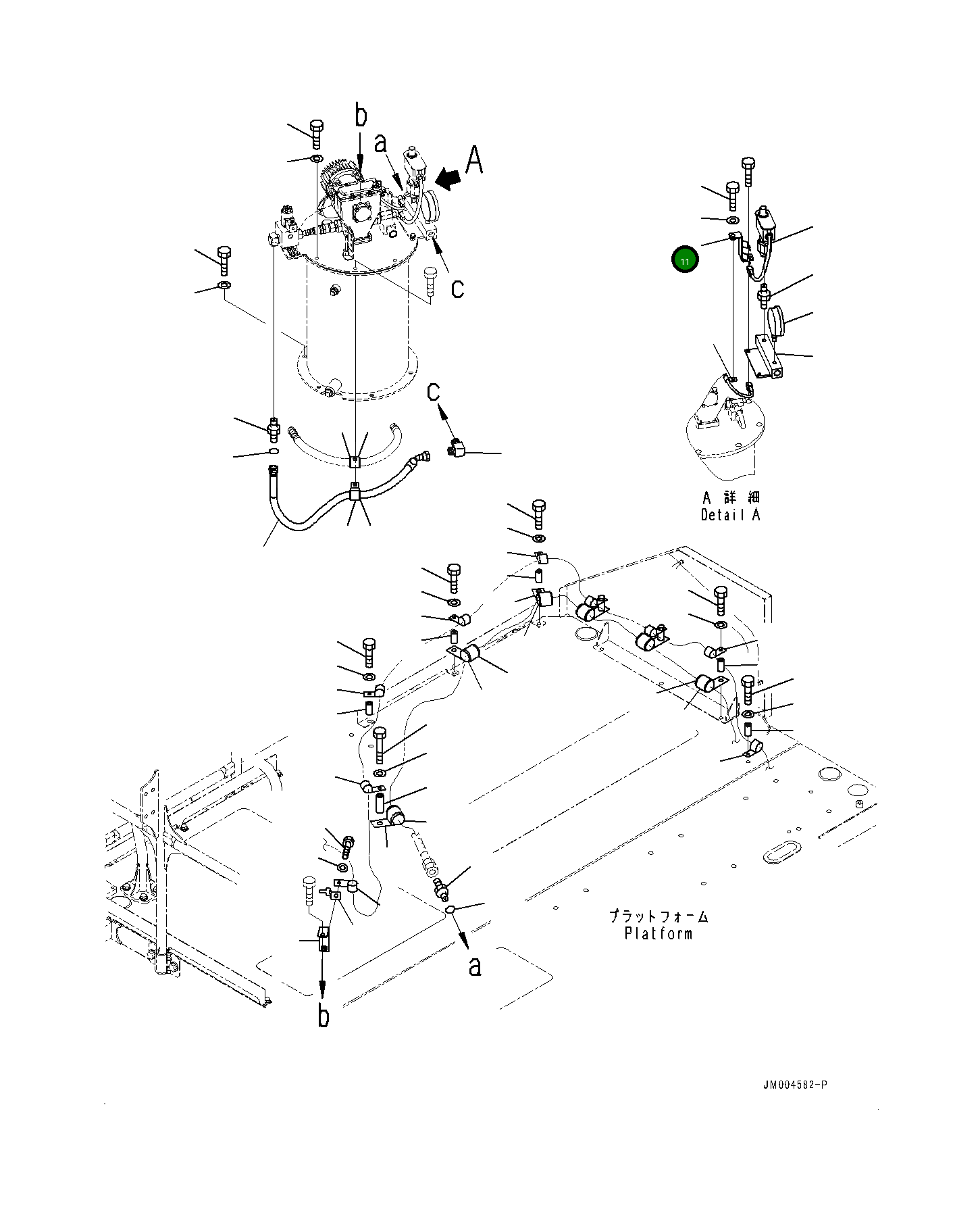 Кронштейн 561-95-83750 Komatsu