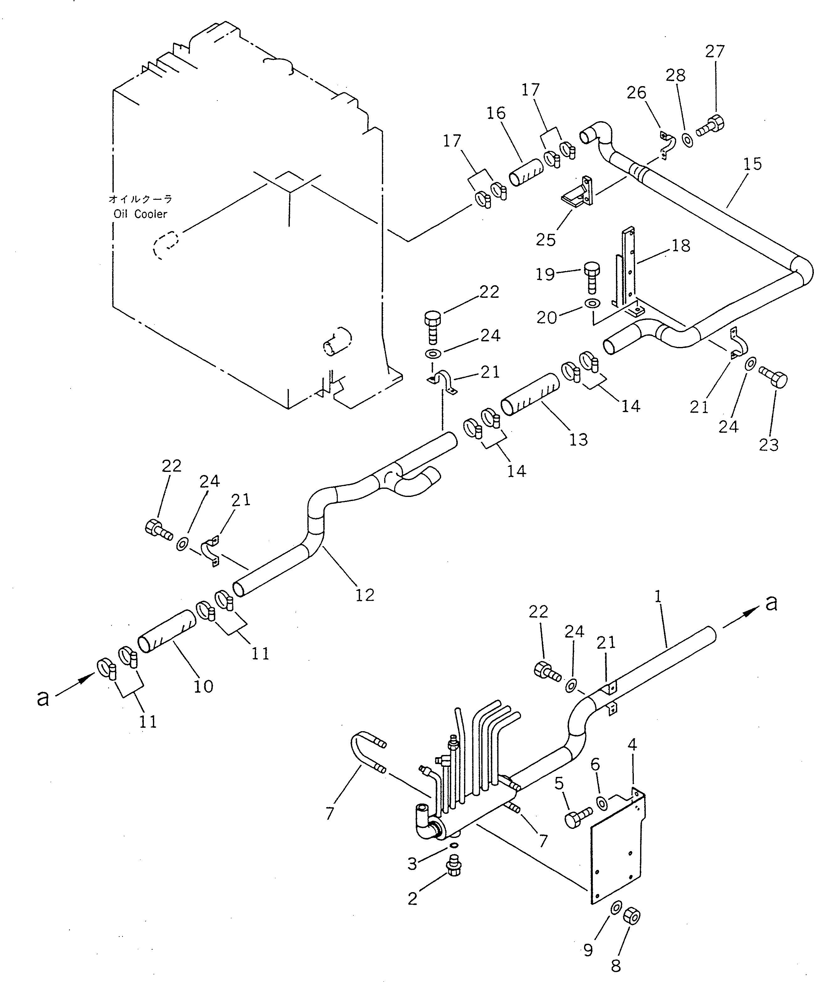 Кронштейн 262-60-25440 Komatsu