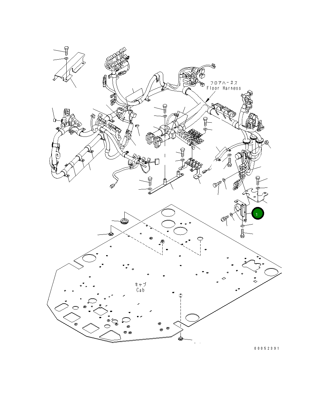 Кронштейн 423-06-42662 Komatsu