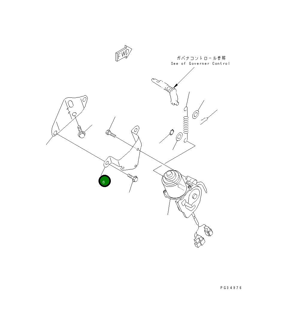 Кронштейн YM129255-66810 Komatsu