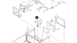 Кронштейн 8288-06-1540 Komatsu