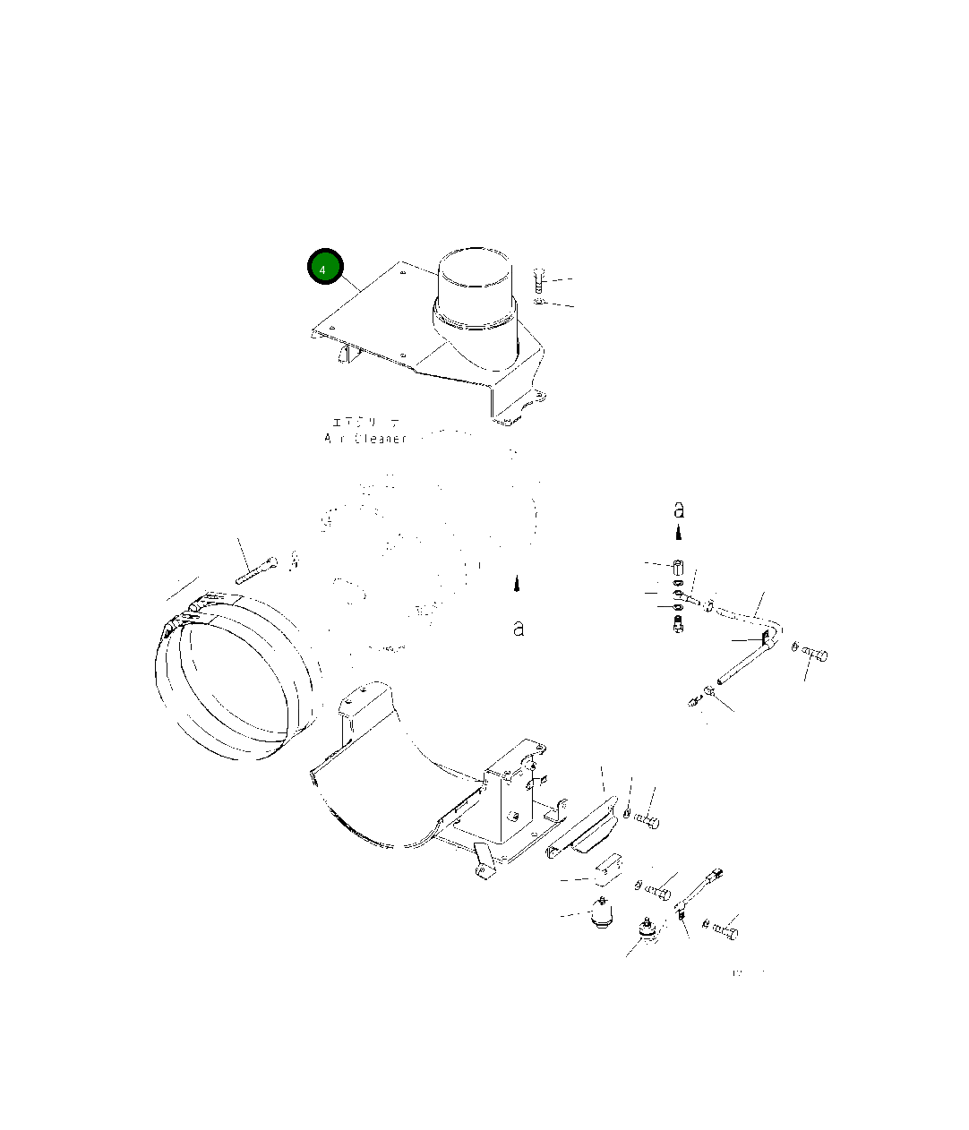 Кронштейн 425-54-52521 Komatsu