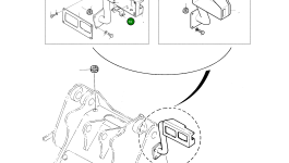 Кронштейн 4195-3104 Komatsu