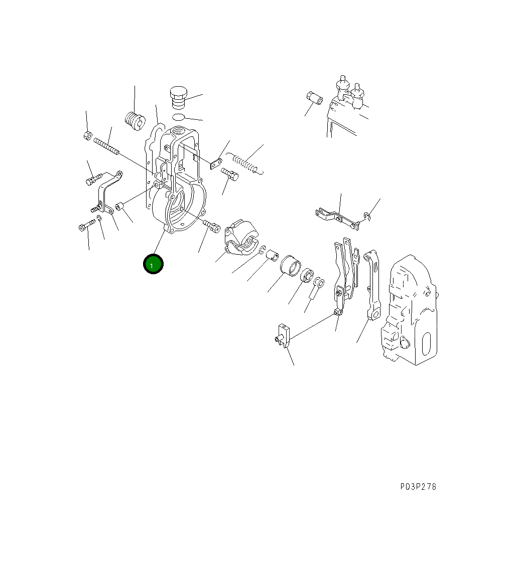 Корпус DK154000-6500 Komatsu