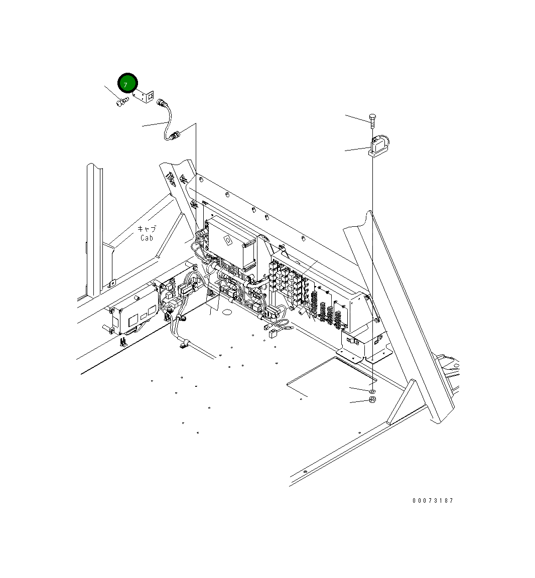 Кронштейн 569-86-88210 Komatsu