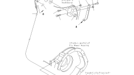 Кронштейн 258-20-38540 Komatsu