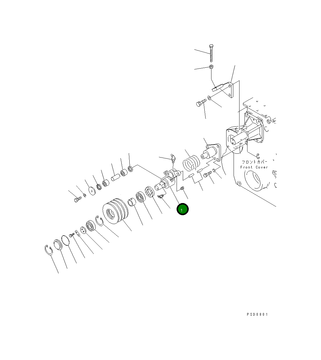 Кронштейн 6162-63-3414 Komatsu