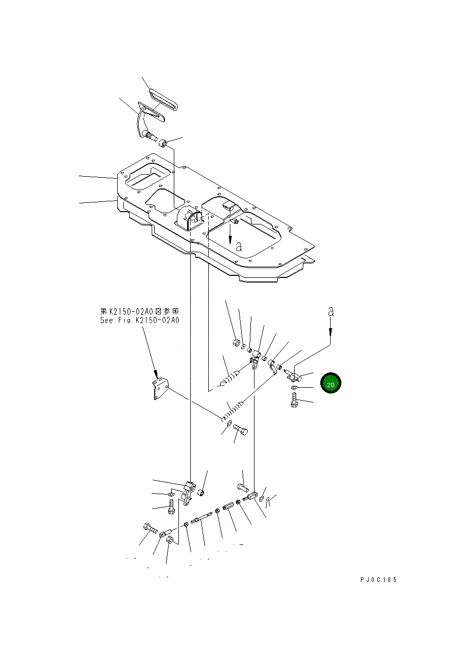 Кронштейн 11Y-43-11612 Komatsu