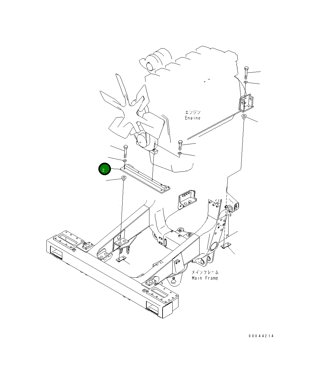 Кронштейн 569-01-88160 Komatsu