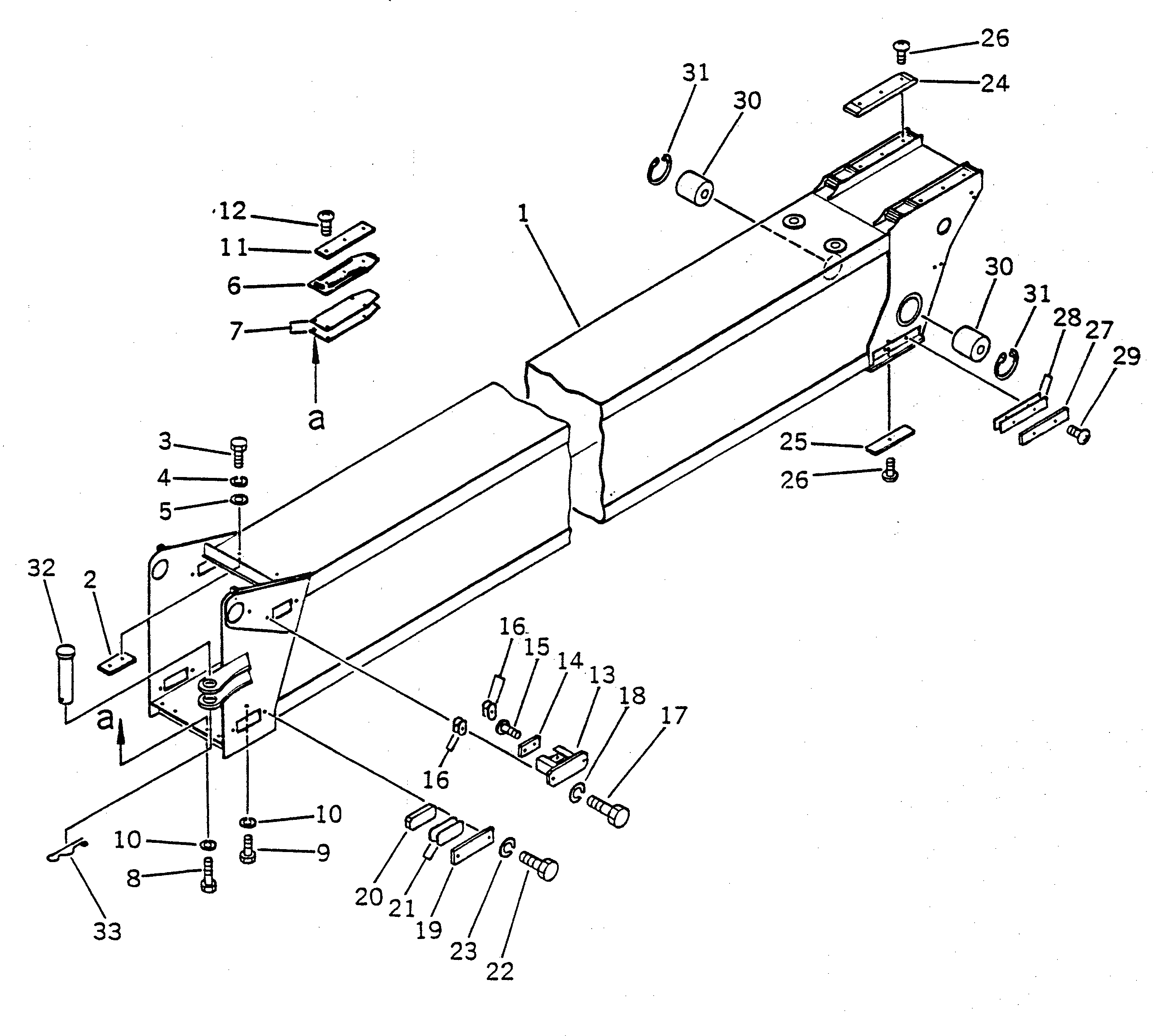 Палец 23S-70-13540 Komatsu