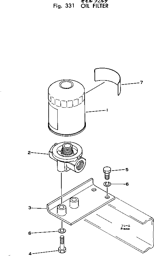 Кронштейн 6961-43-3110 Komatsu