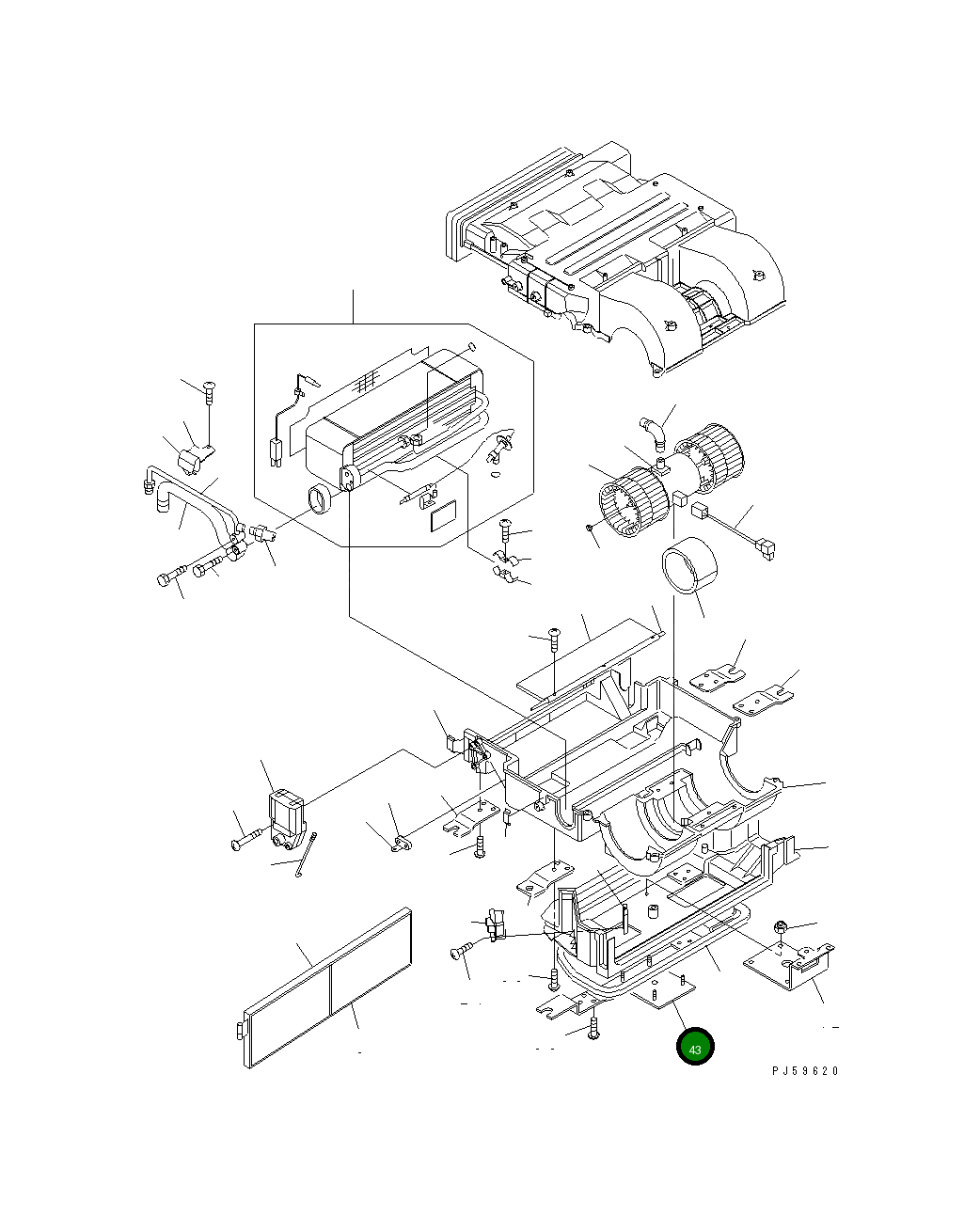 Кронштейн TW534104-7500 Komatsu