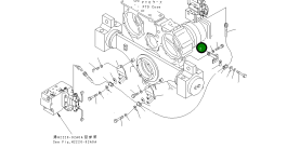 Кронштейн 198-61-52261 Komatsu
