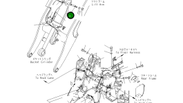Кронштейн 418-T80-3730 Komatsu