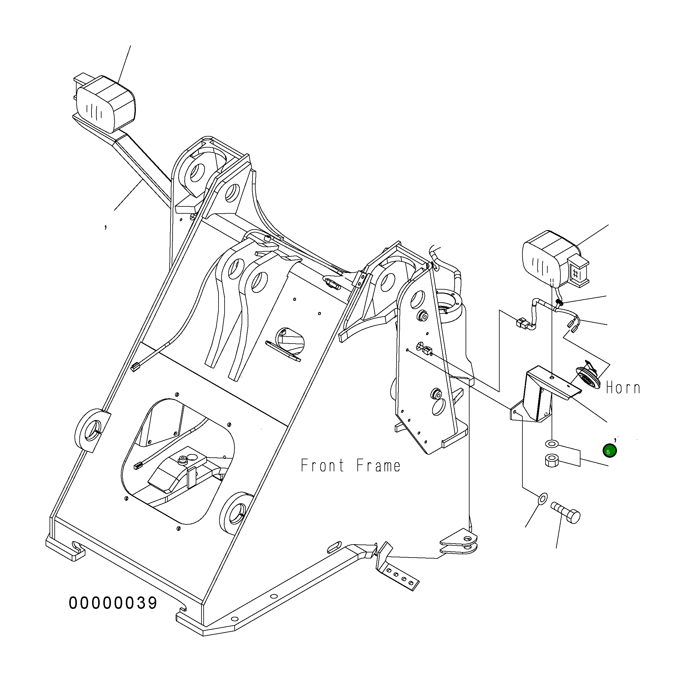 Опора 416-06-33160 Komatsu