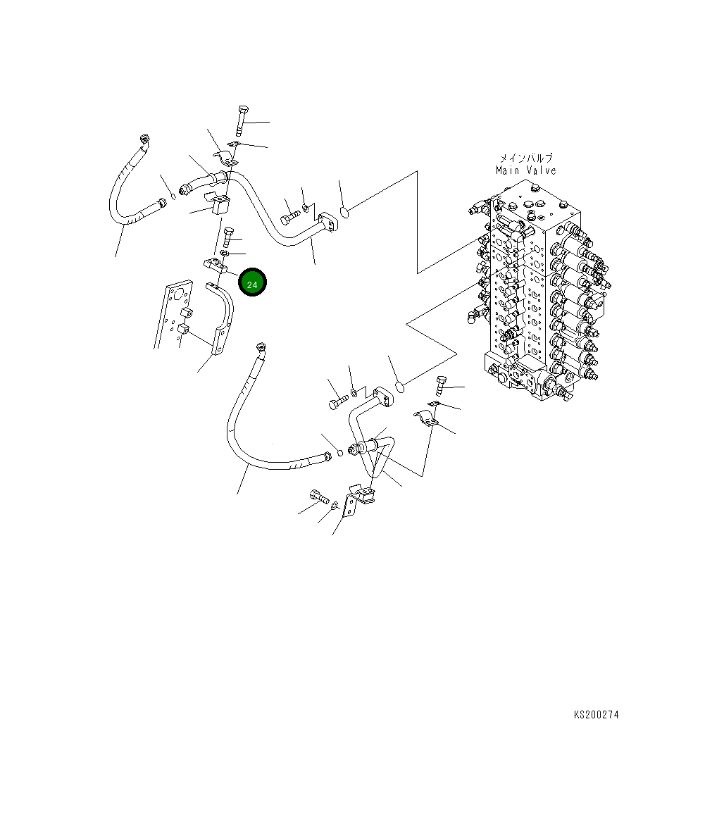 Кронштейн 206-62-K2970 Komatsu