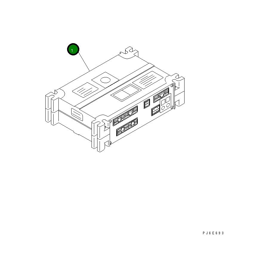 Контроллер 7872-10-2203 Komatsu