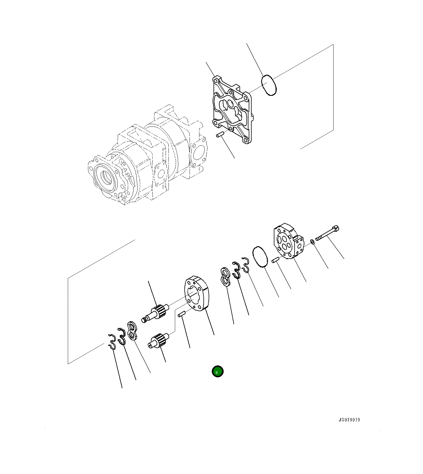 Корпус 705-17-19010 Komatsu