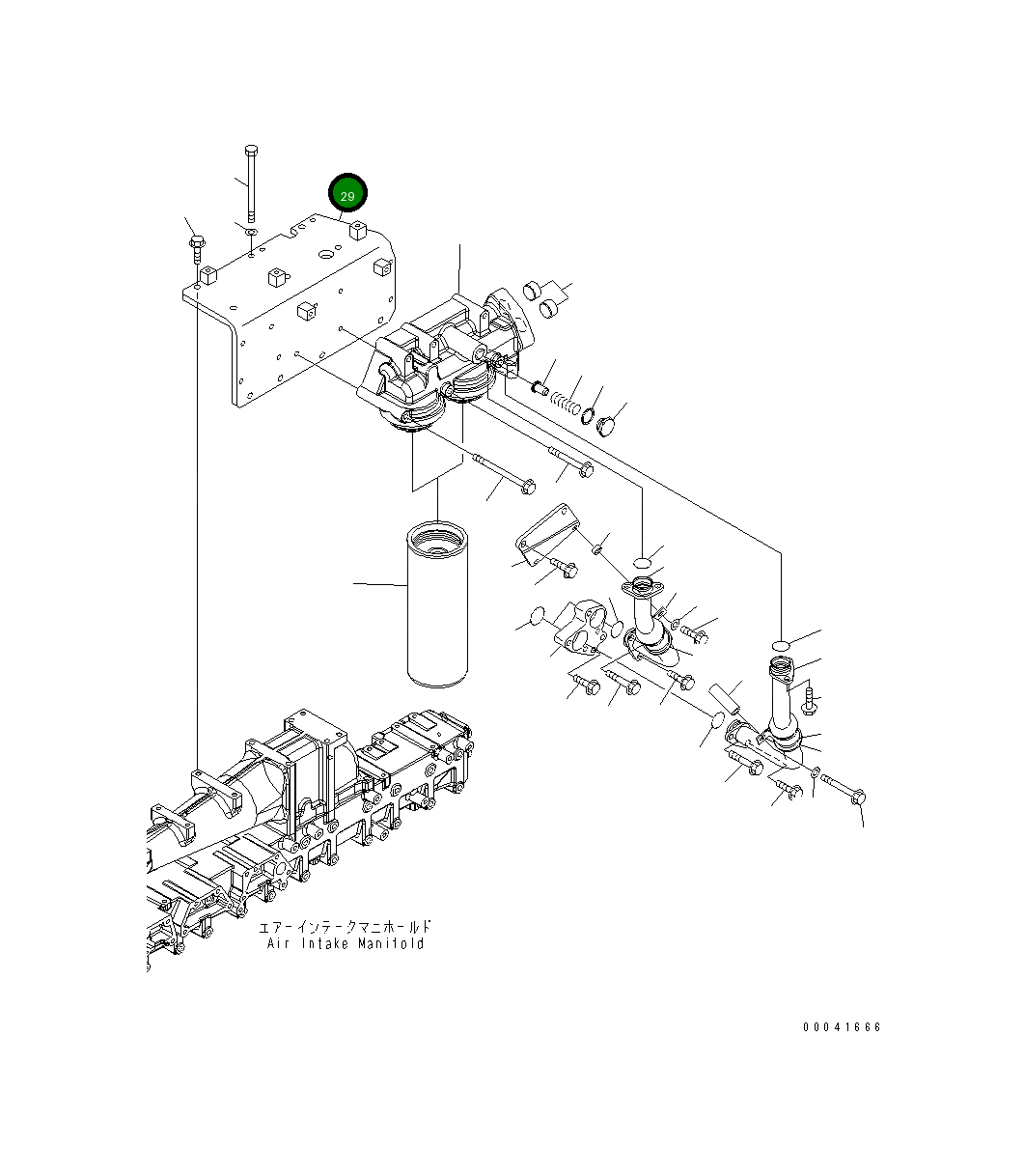 Кронштейн 6261-51-5810 Komatsu