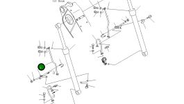 Кронштейн 206-63-K1860 Komatsu