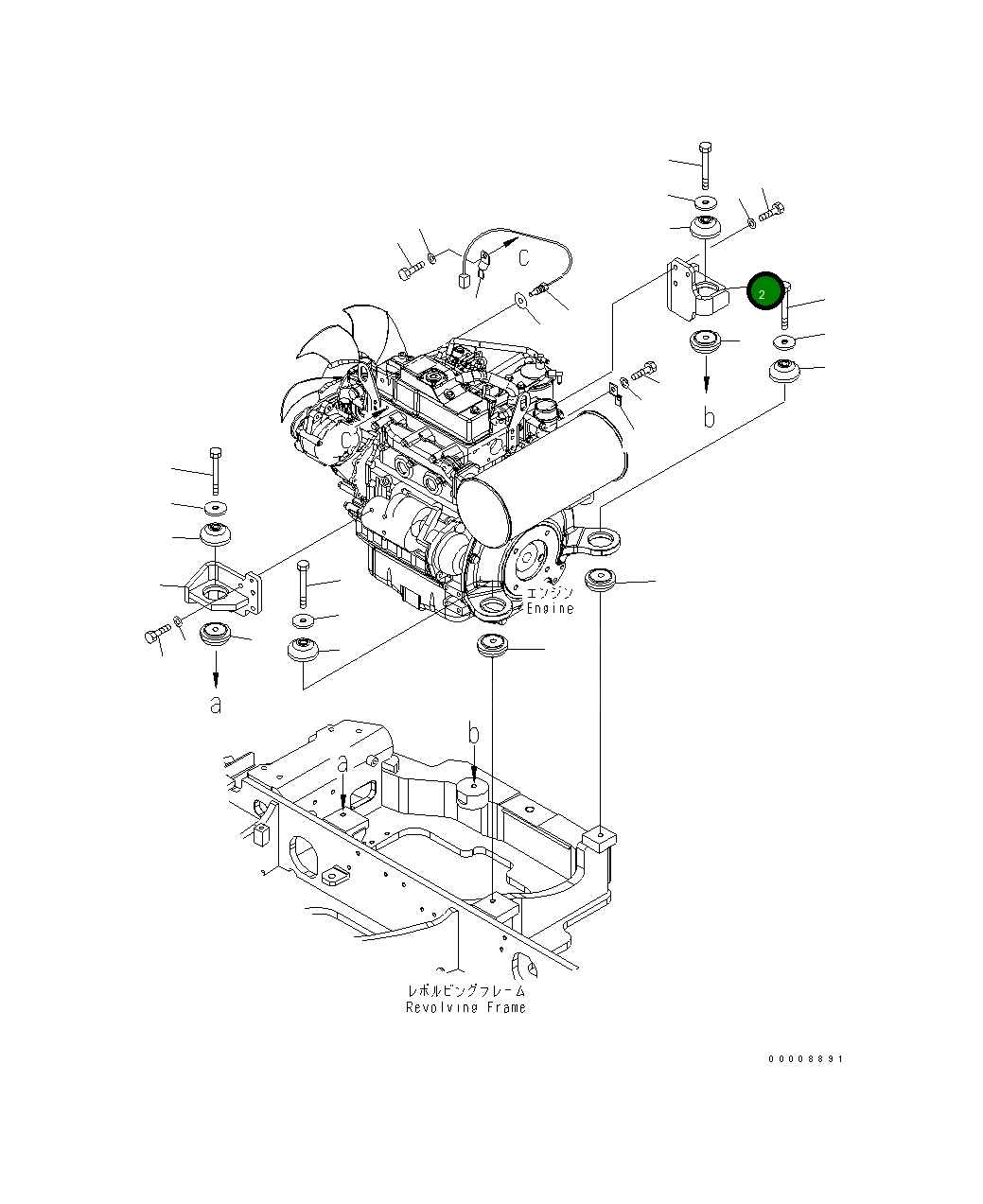 Кронштейн 22L-01-21123 Komatsu