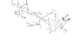 Кронштейн 12G-X54-2320 Komatsu