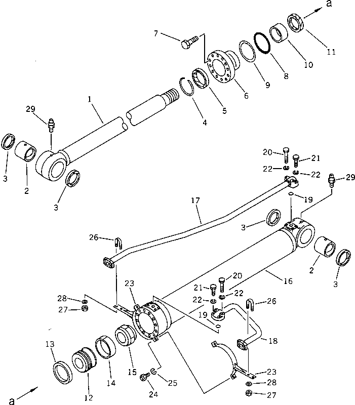Трубка 205-966-3592 Komatsu