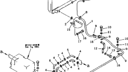 Шланг 15R-911-5560 Komatsu