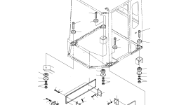 Кронштейн 4197-1084 Komatsu