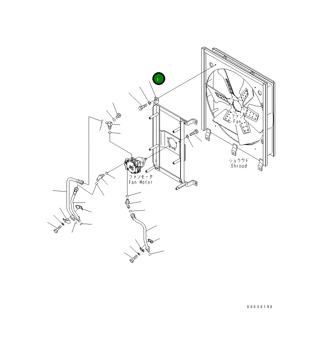 Кронштейн 14X-03-34120 Komatsu