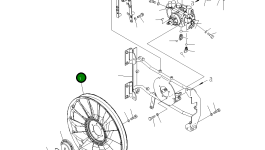 Кольцо вентилятора 418-03-33420 Komatsu