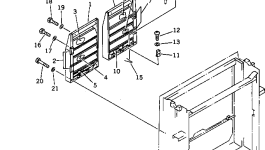 Воздуховод 21N-54-12110 Komatsu