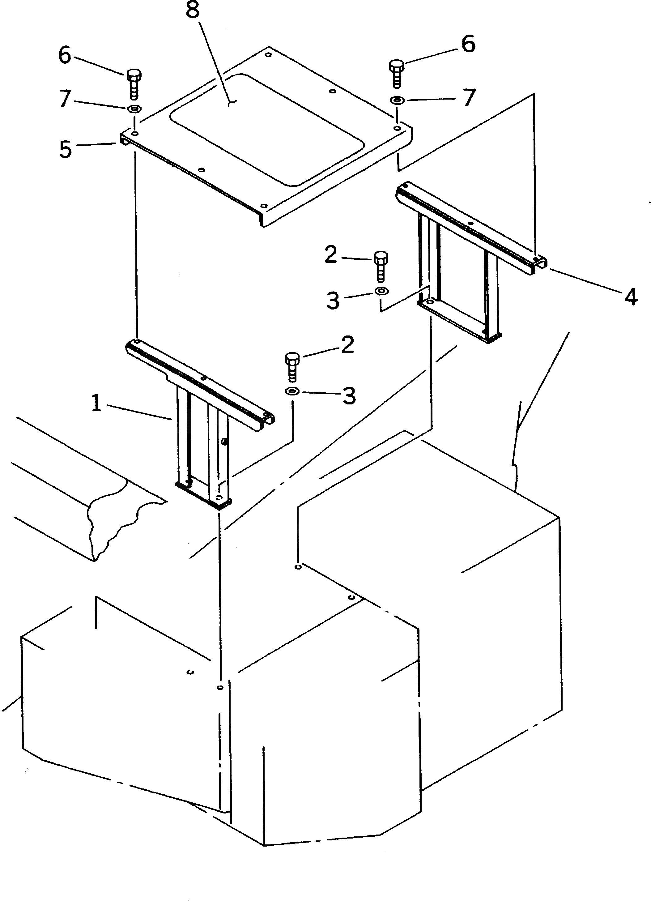 Кронштейн 566-88-6D620 Komatsu