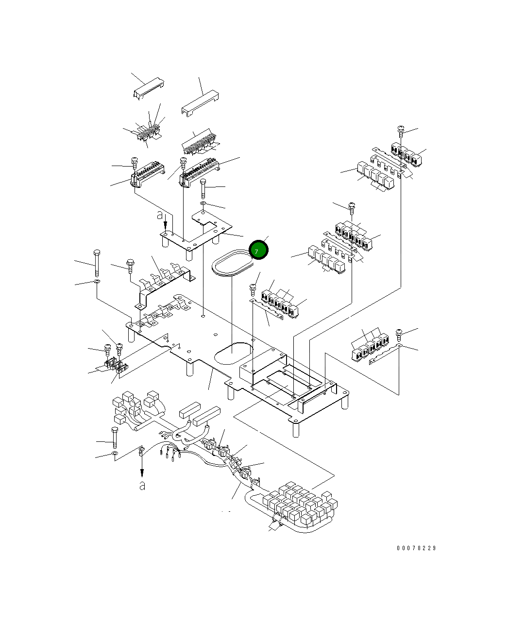 Кронштейн 567-06-76130 Komatsu