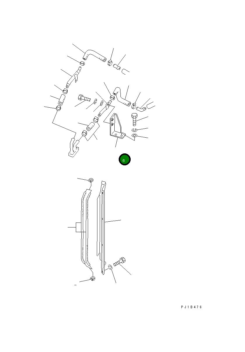 Кронштейн 176-911-4760 Komatsu