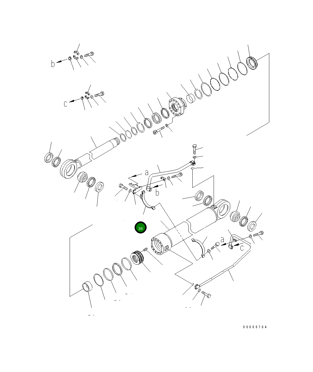 Кронштейн 707-88-28690 Komatsu
