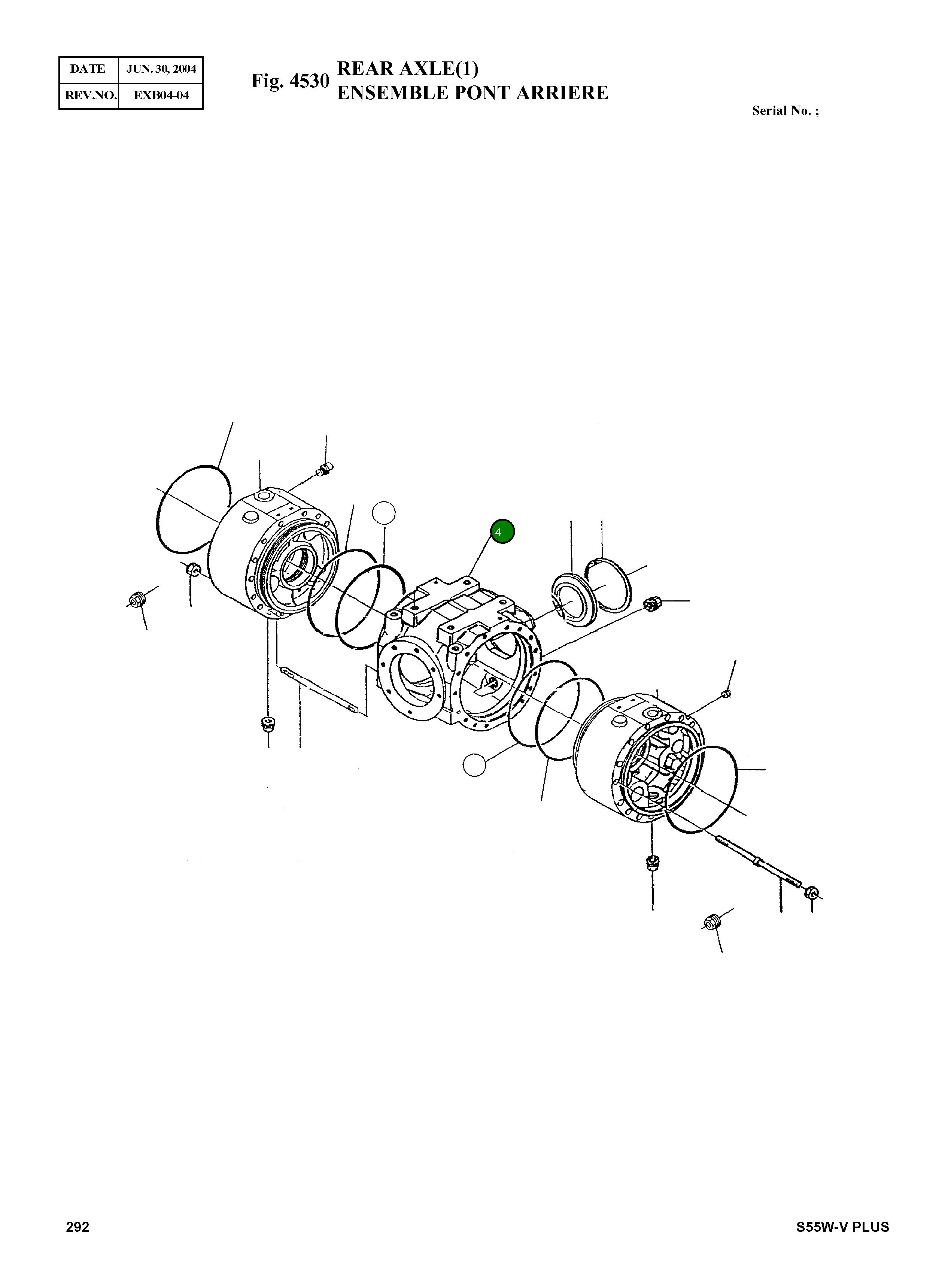 Корпус 171.01.001.04 Komatsu