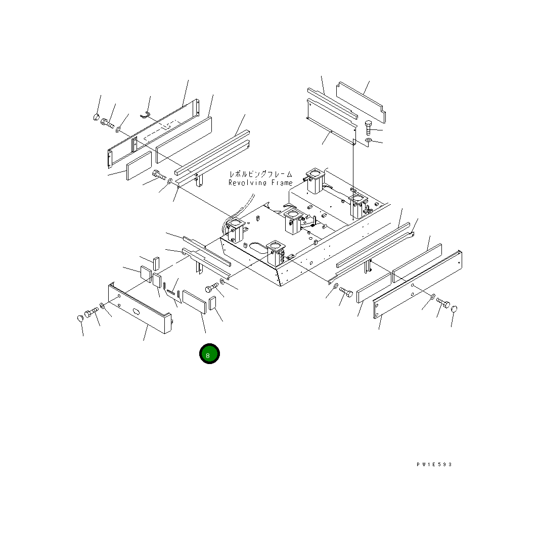 Лист 21N-53-31810 Komatsu
