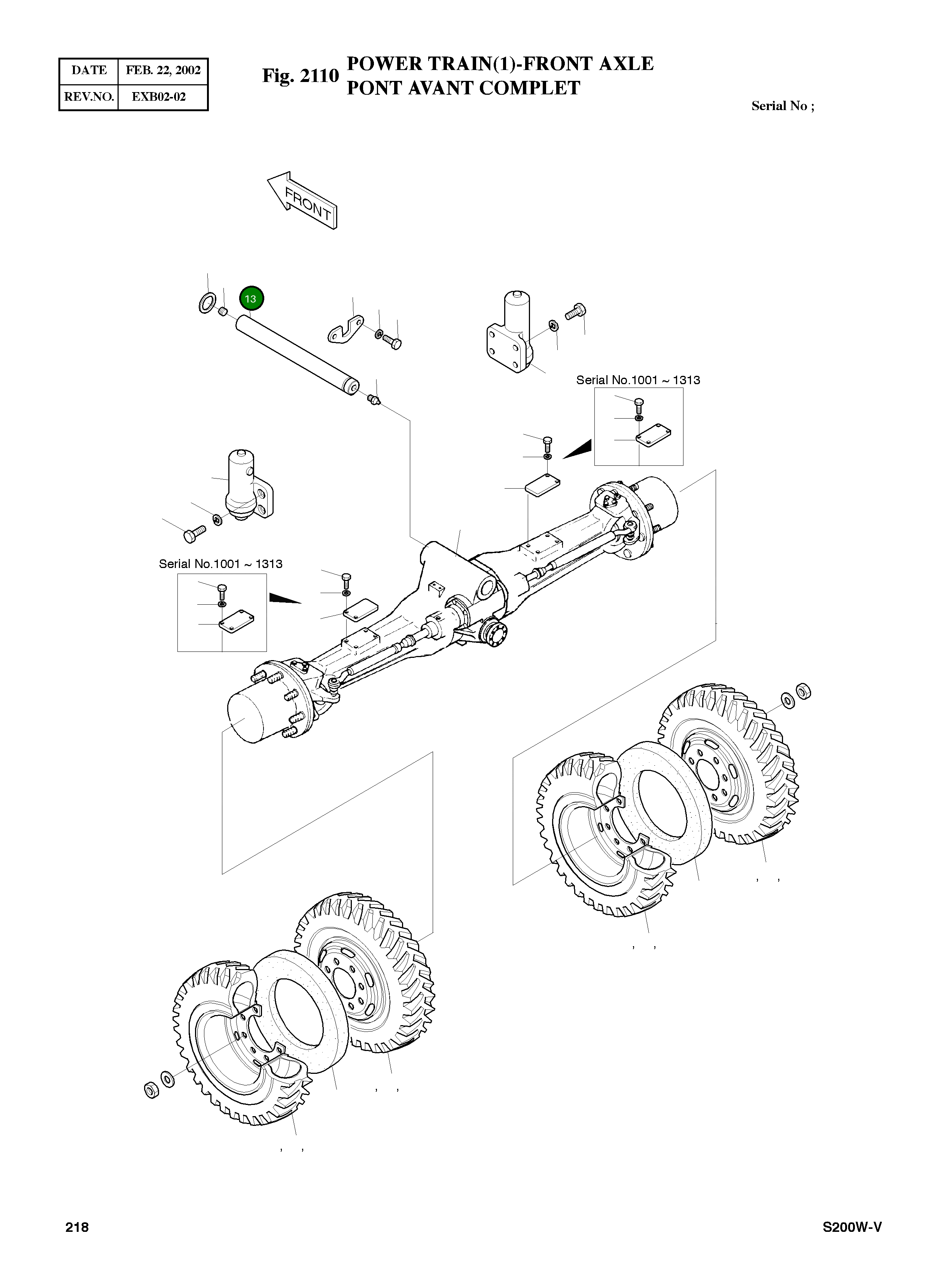 Палец 2123-4206B Komatsu