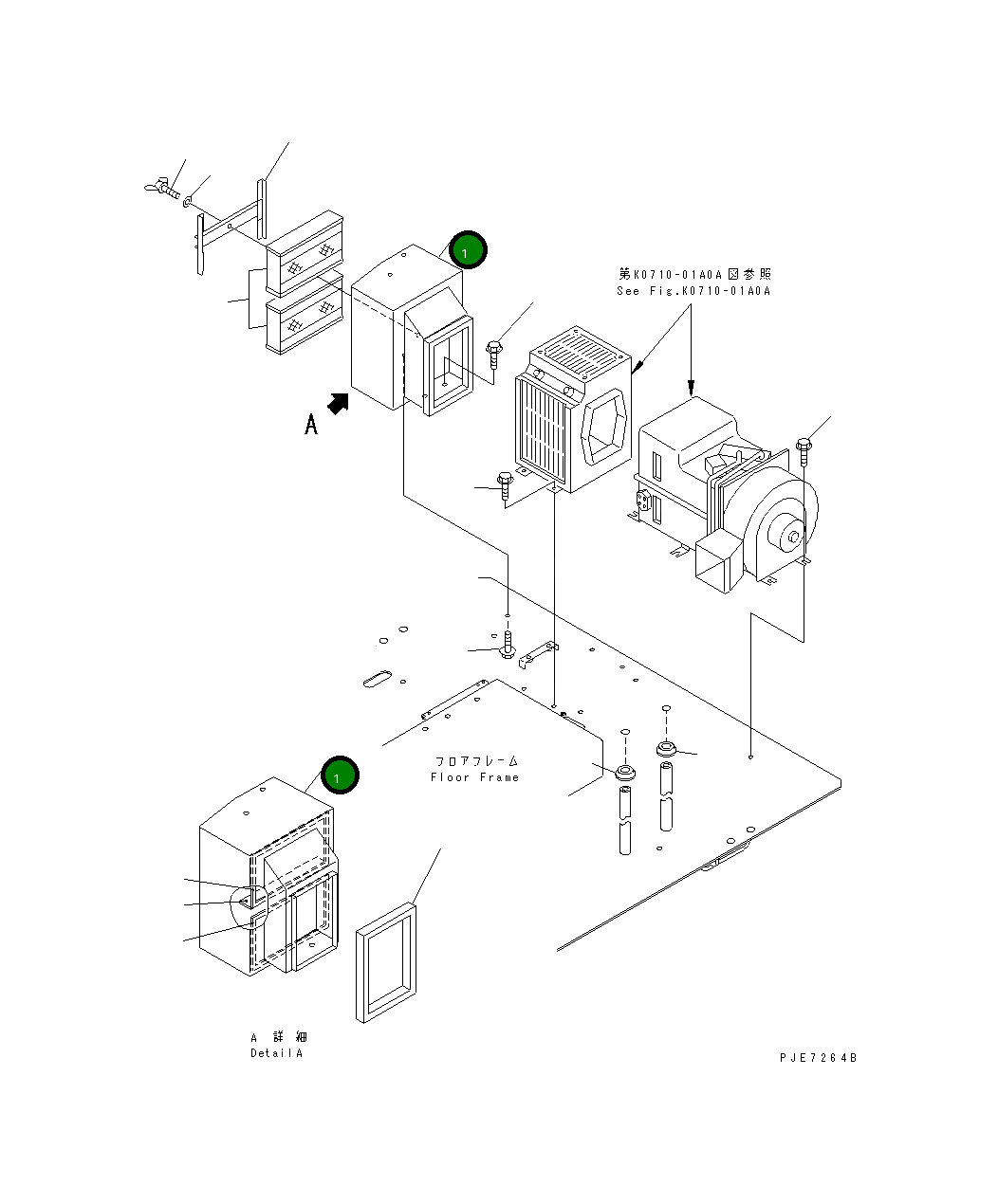 Короб фильтра, в сборе 426-07-23500 Komatsu