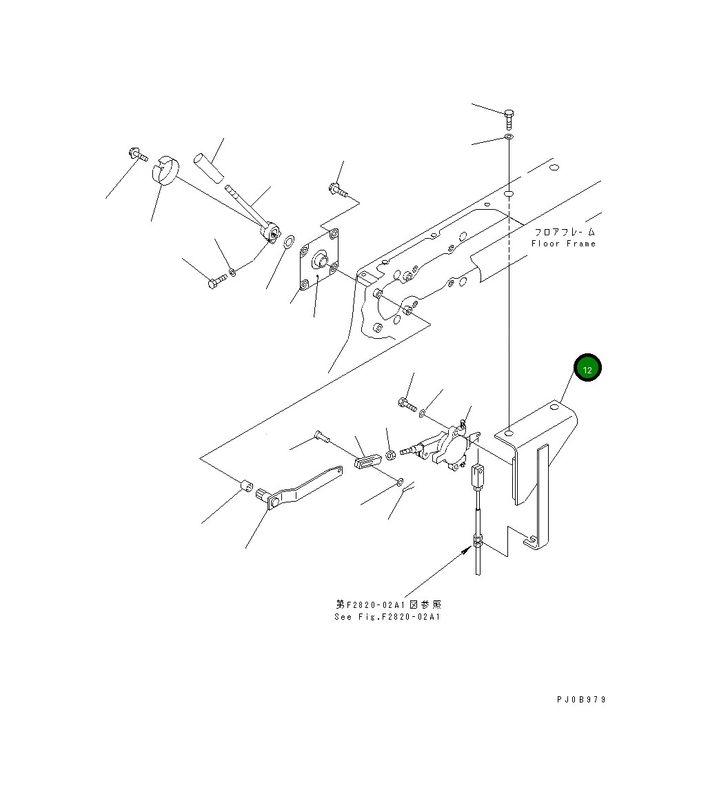Кронштейн 14Z-43-13364 Komatsu