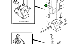 Кронштейн 2938-07-1290 Komatsu