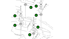 Крепление YM172165-13270 Komatsu