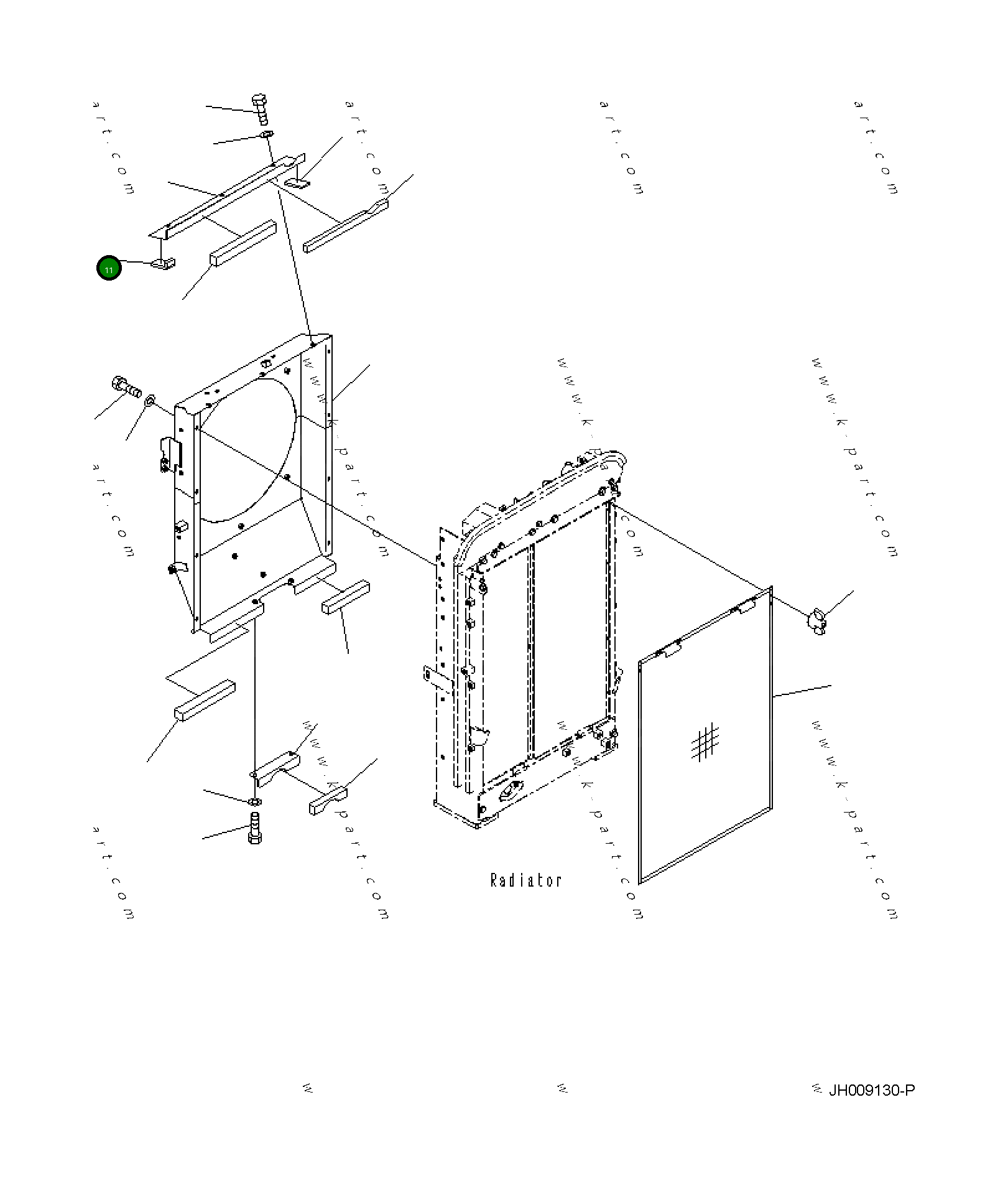 Лист 21K-03-41820 Komatsu