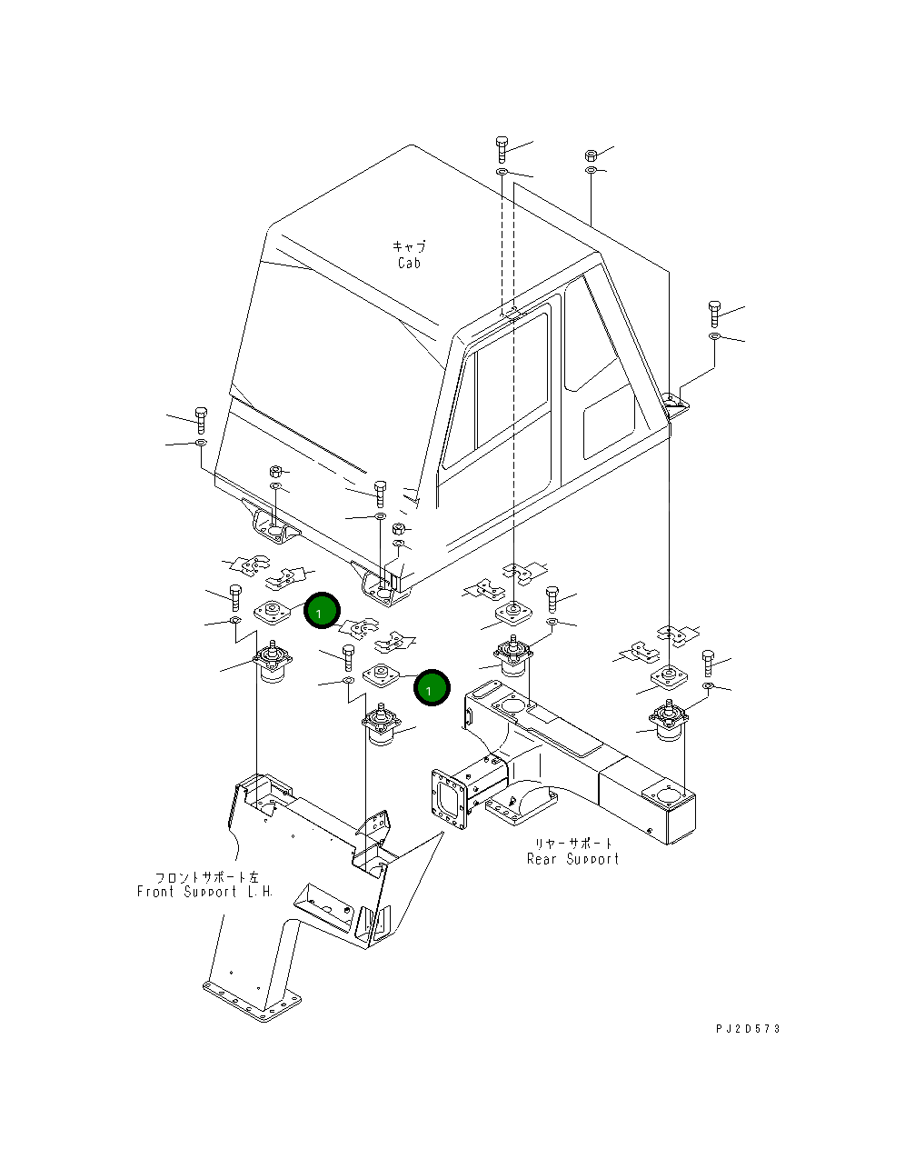 Кронштейн 569-54-82310 Komatsu