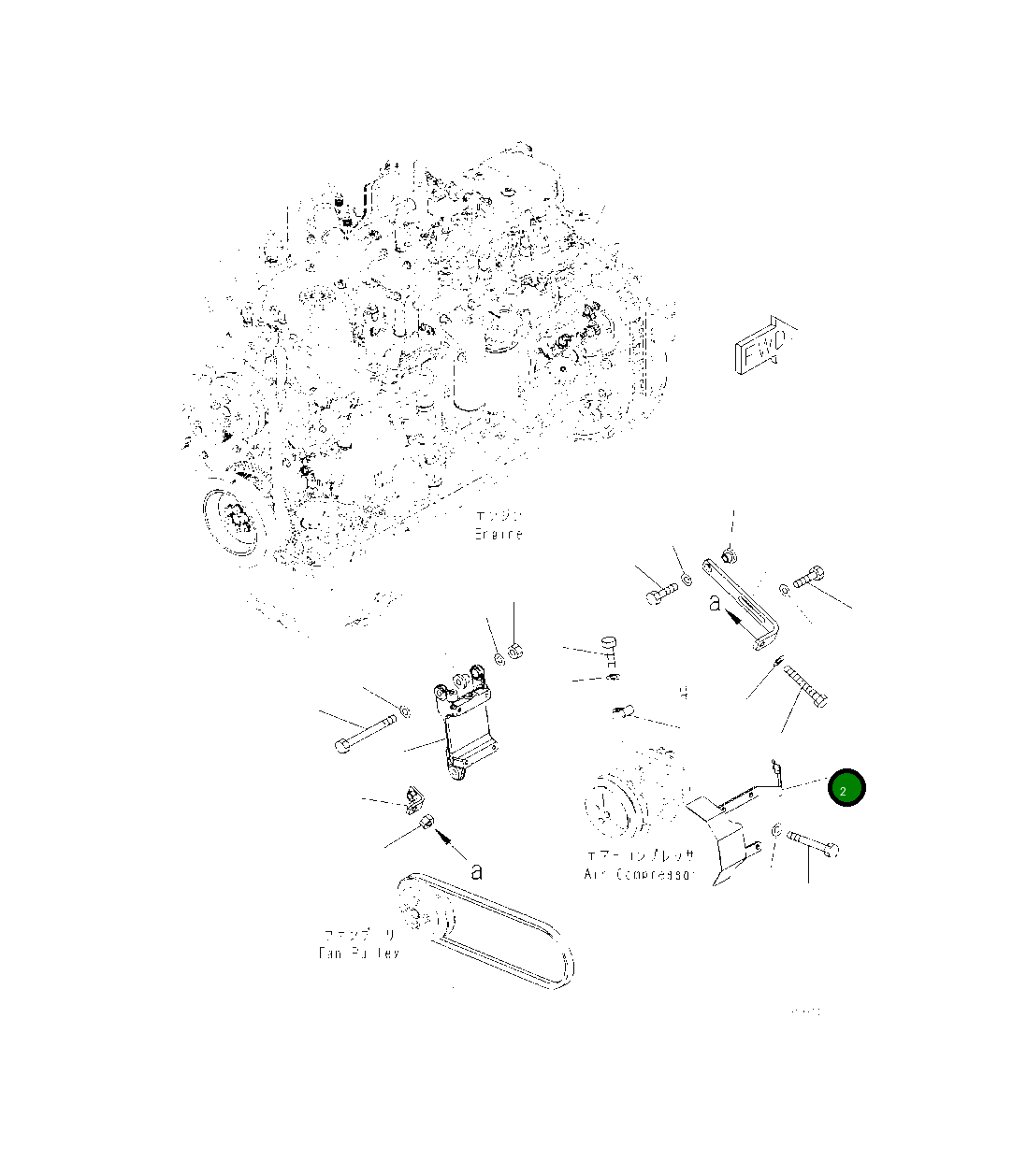 Кронштейн 419-S62-5270 Komatsu