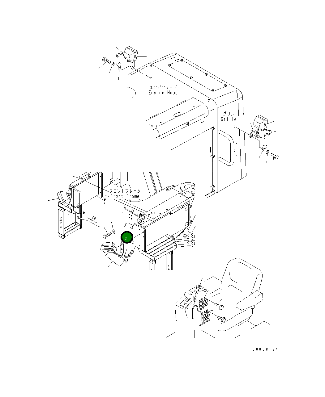 Кронштейн 23B-06-43932 Komatsu