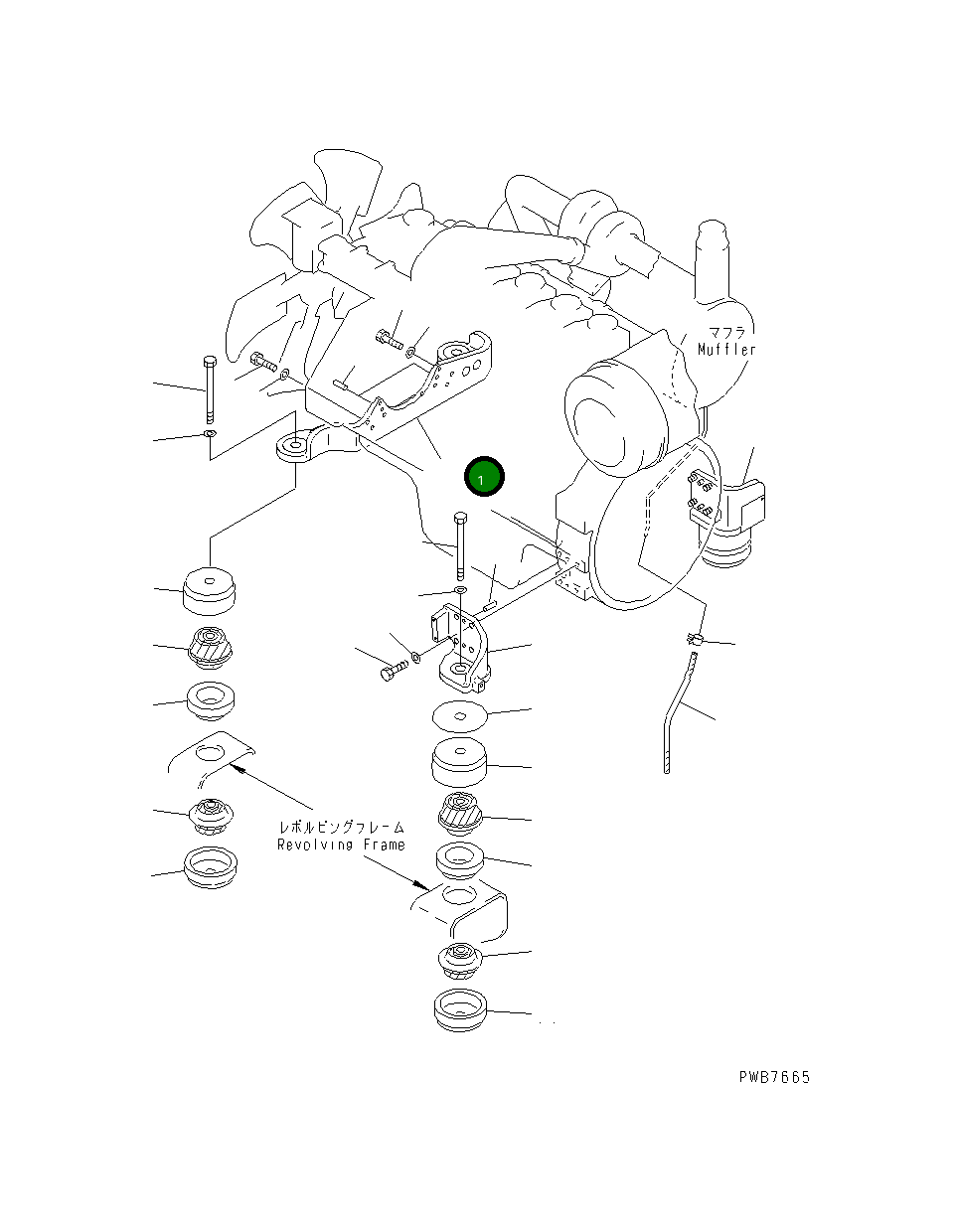 Кронштейн 208-01-K2010 Komatsu